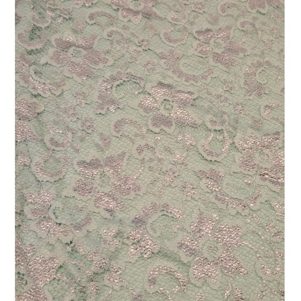 Lace Dress Mint Green Party Occasion Short Sleeve Kids Girl - Picture 2 of 3